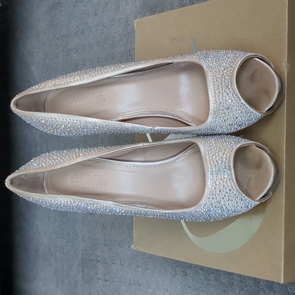 Charlotte Russe Sparkling Heels - Picture 3 of 9